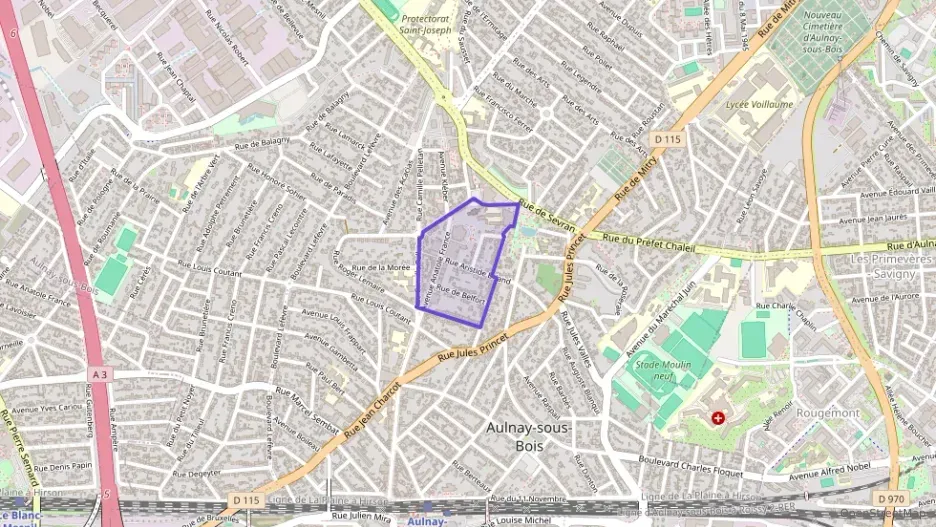 Appartement 45 m² deux pieces à vendre à Aulnay-sous-Bois