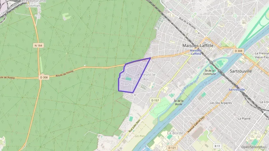 Appartement 68 m² quatre pièces à vendre à Le Mesnil-le-Roi