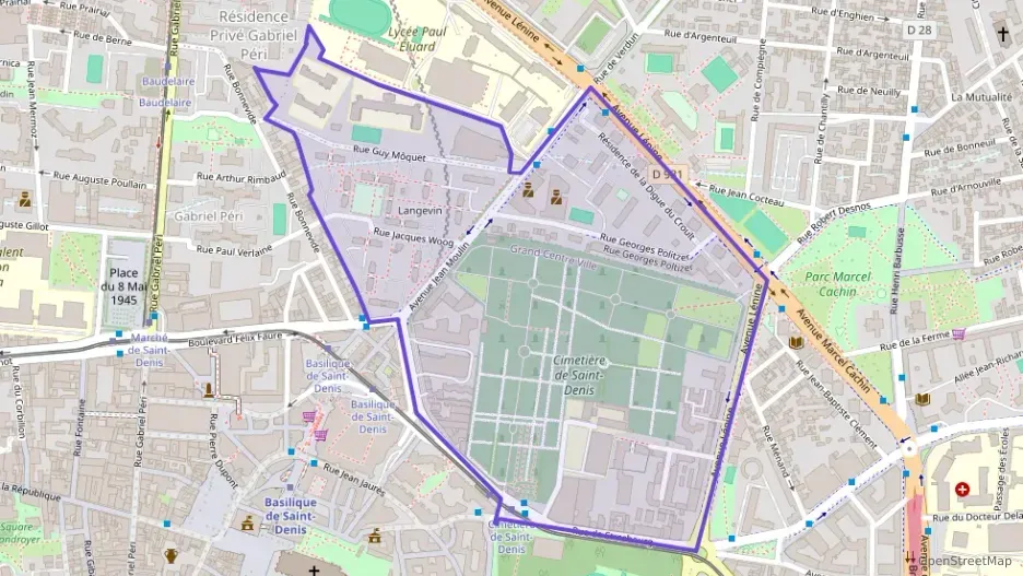 Appartement 63 m² trois pièces à vendre à Saint-Denis