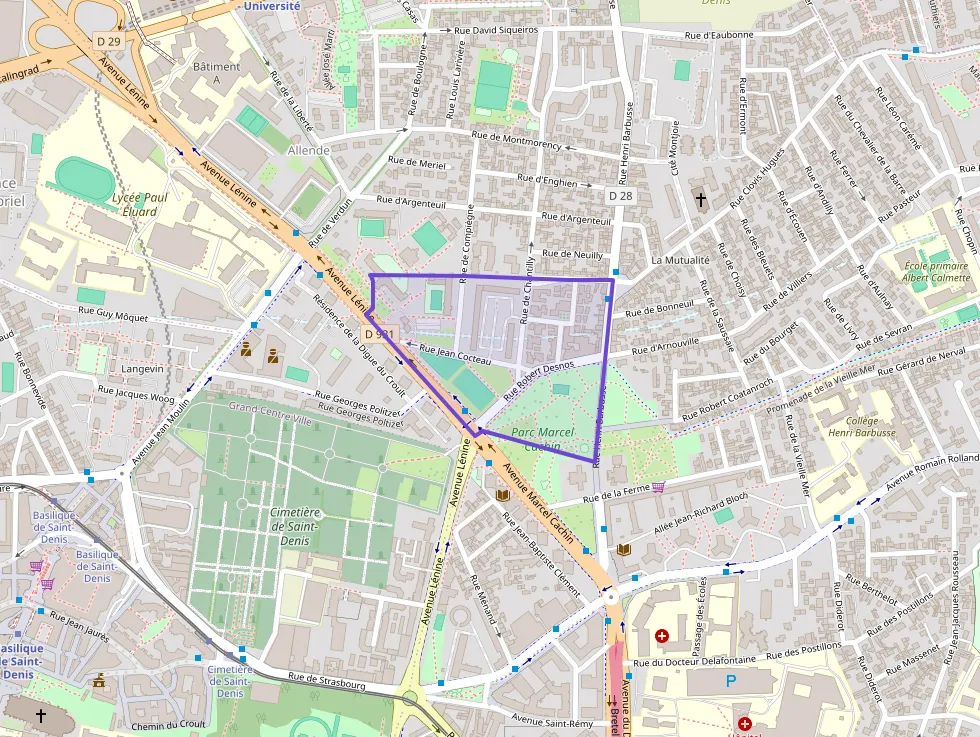 Appartement 25 m² une piece à vendre à Saint-Denis