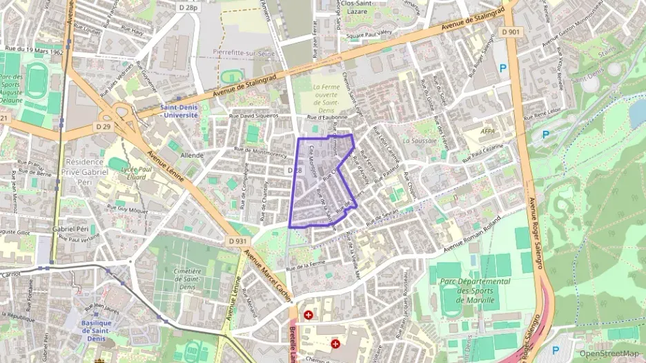 Appartement 46 m² quatre pièces à vendre à Saint-Denis