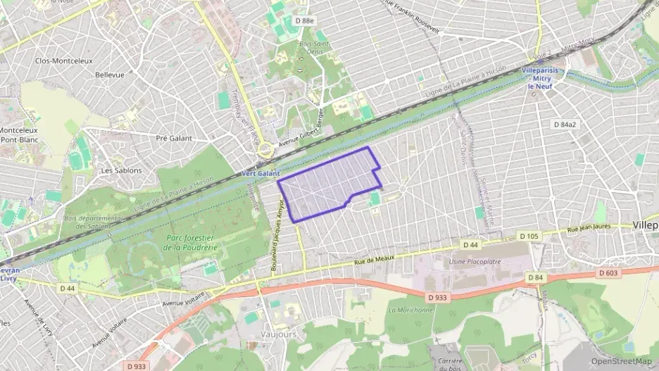 Appartement 45 m² deux pieces à vendre à Tremblay-en-France