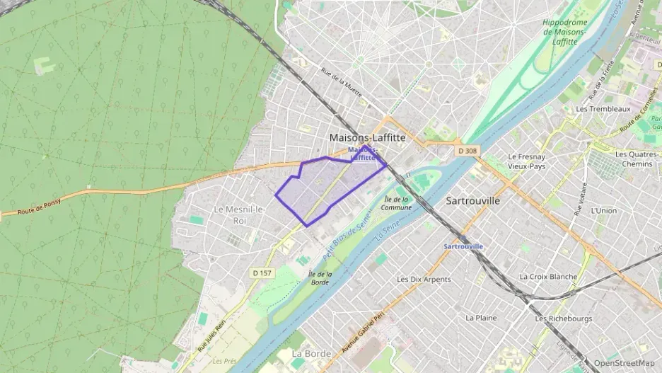Appartement 50 m² trois pièces à vendre à Maisons-Laffitte Appartement 50 m² trois pièces à vendre à Maisons-Laffitte
