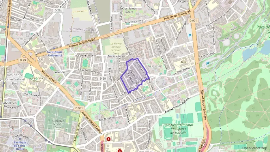Appartement 68 m² trois pièces à vendre à Saint-Denis