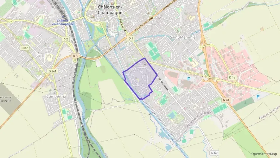 Appartement 68 m² trois pièces à vendre à Châlons-en-Champagne