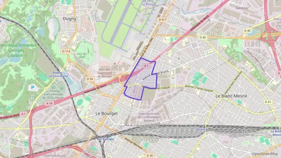 Appartement 54 m² trois pièces à vendre à Le Blanc-Mesnil