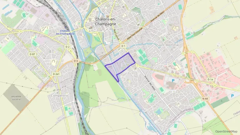 Appartement 30 m² une piece à vendre à Châlons-en-Champagne