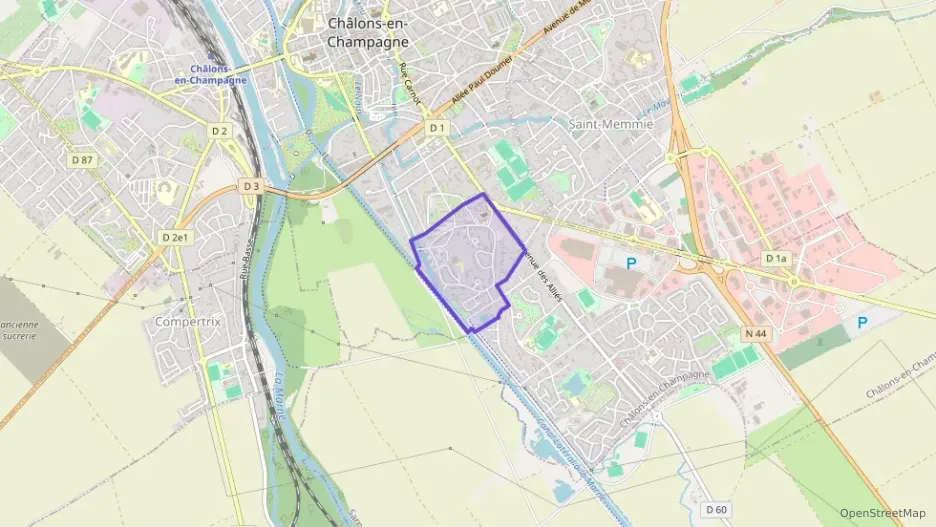 Appartement 79 m² quatre pièces à vendre à Châlons-en-Champagne Appartement 79 m² quatre pièces à vendre à Châlons-en-Champagne