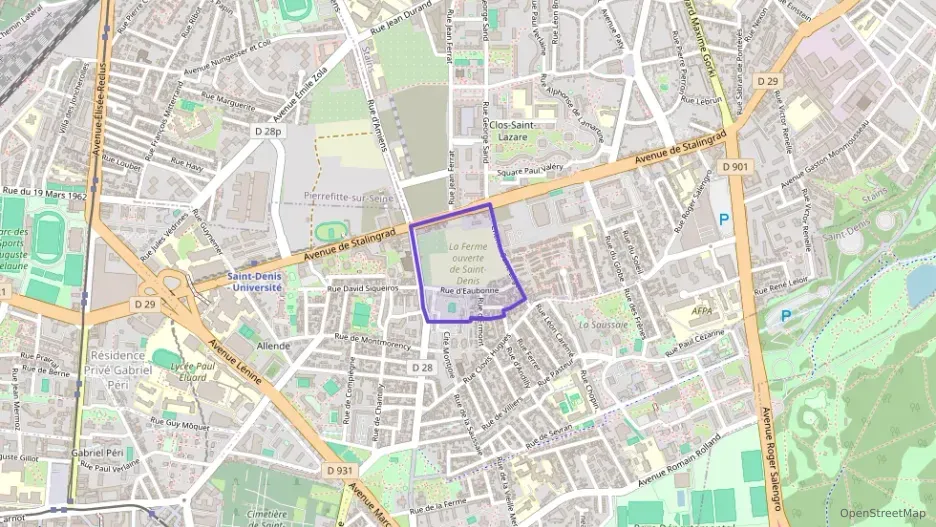 Appartement 48 m² trois pièces à vendre à Saint-Denis