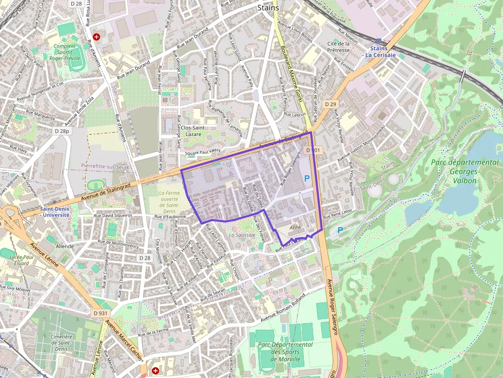 Appartement 60 m² trois pièces à vendre à Stains