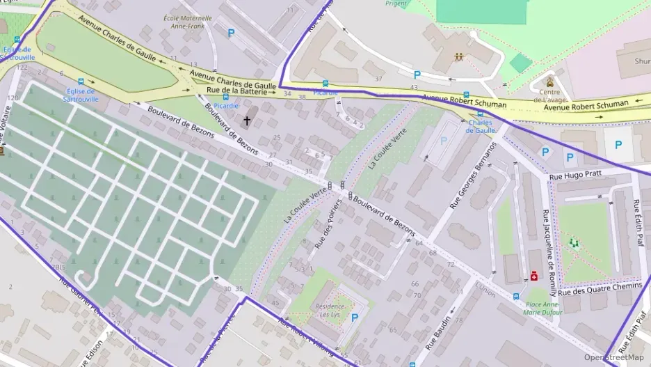 Appartement 65 m² quatre pièces à vendre à Sartrouville