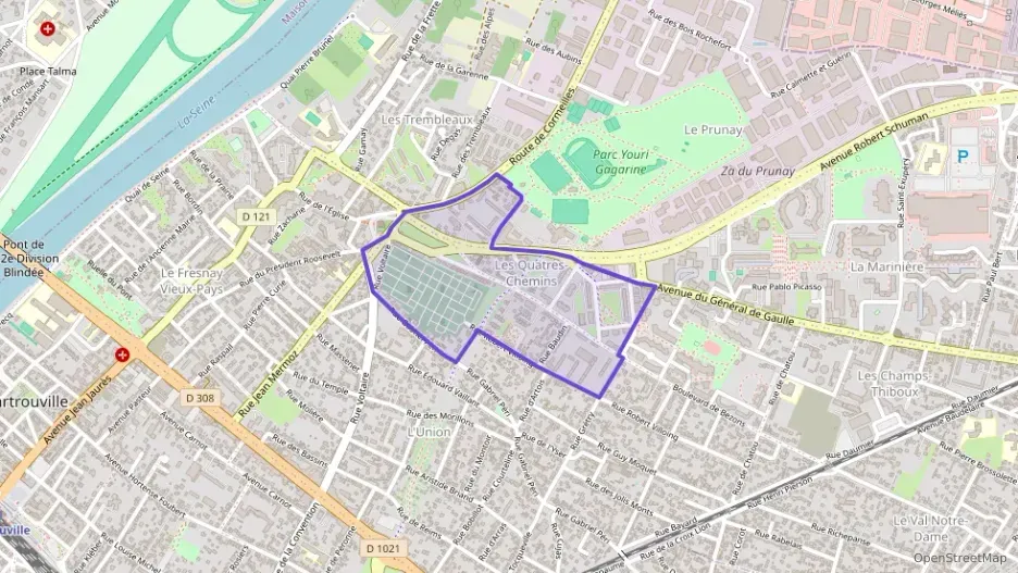 Appartement 65 m² quatre pièces à vendre à Sartrouville