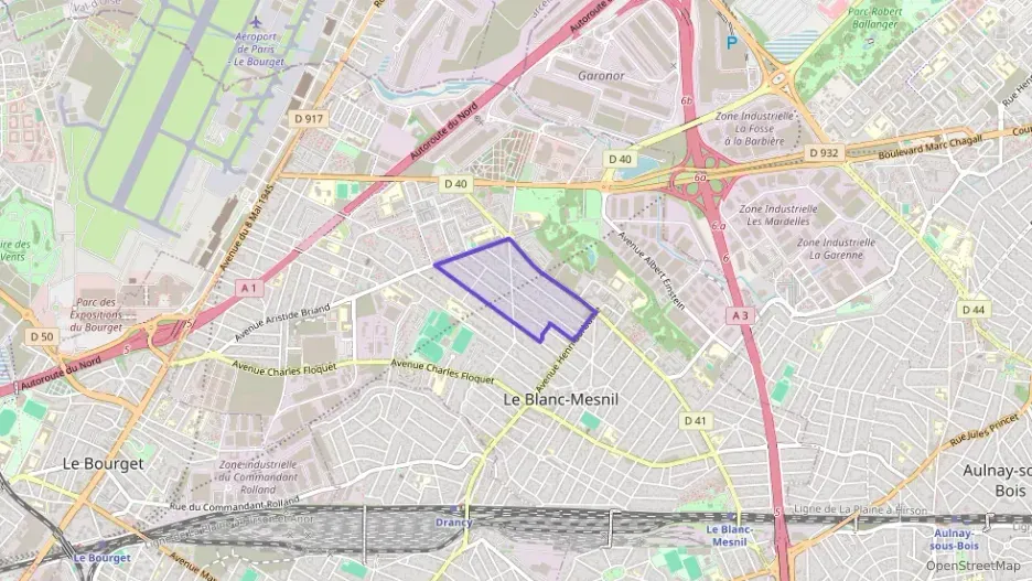 Appartement 37 m² une piece à vendre à Le Blanc-Mesnil