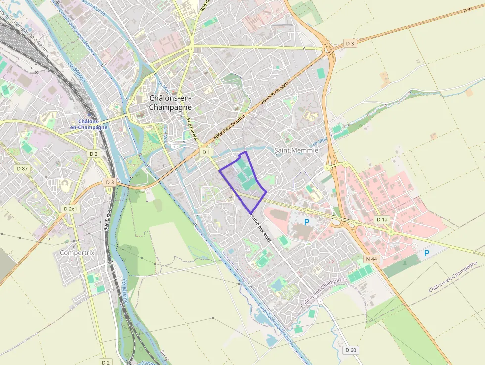 Appartement 84 m² deux pieces à vendre à Châlons-en-Champagne