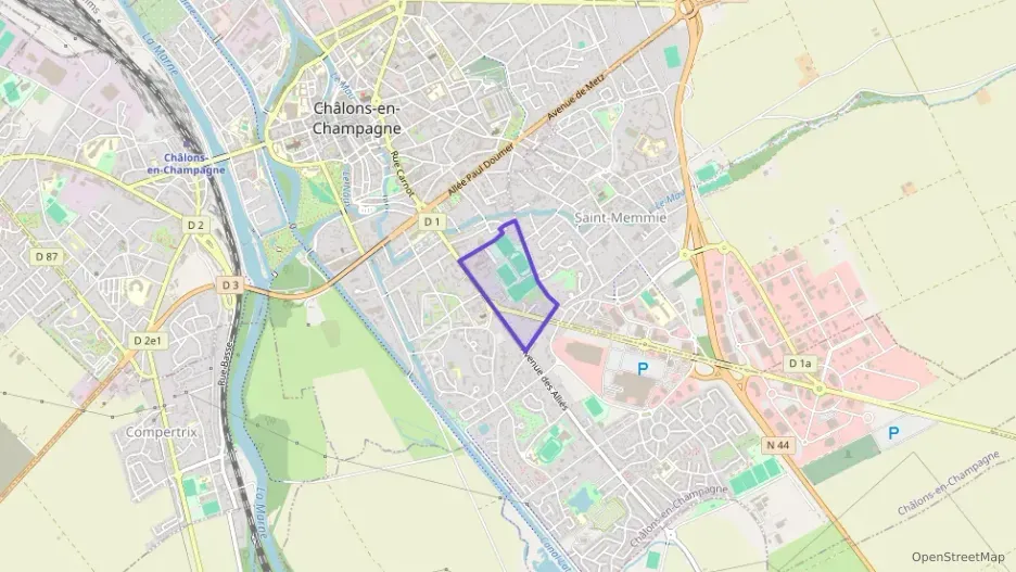 Appartement 84 m² deux pieces à vendre à Châlons-en-Champagne