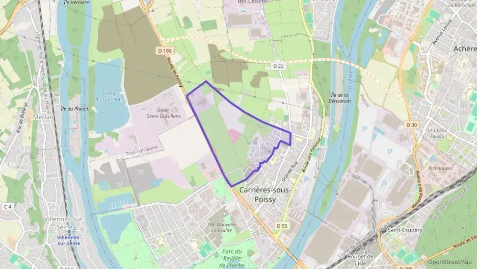 Appartement 75 m² quatre pièces à vendre à Carrières-sous-Poissy