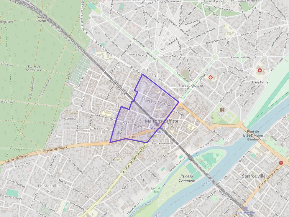 Appartement 42 m² deux pieces à vendre à Maisons-Laffitte