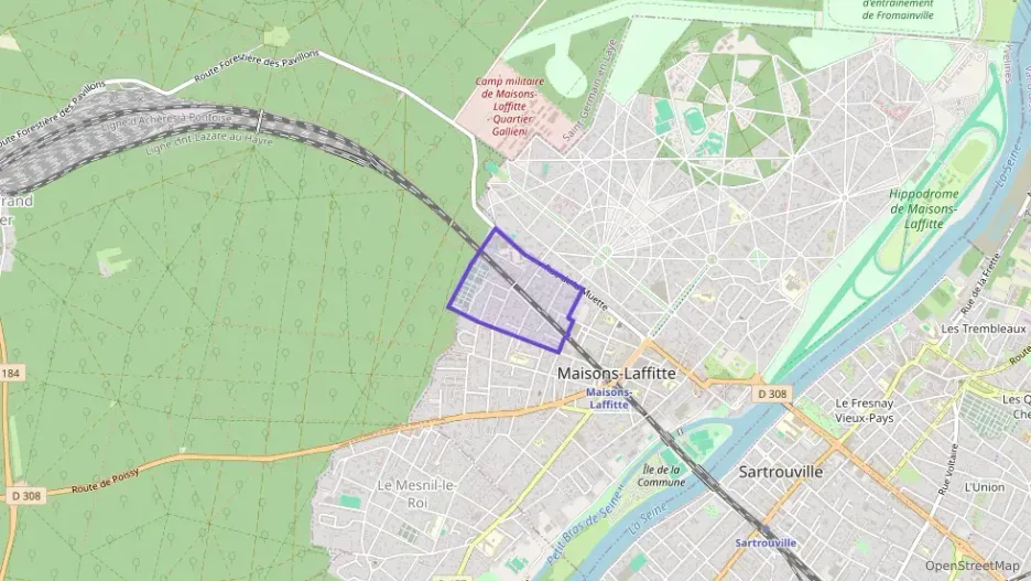 Appartement 51 m² trois pièces à vendre à Maisons-Laffitte Appartement 51 m² trois pièces à vendre à Maisons-Laffitte