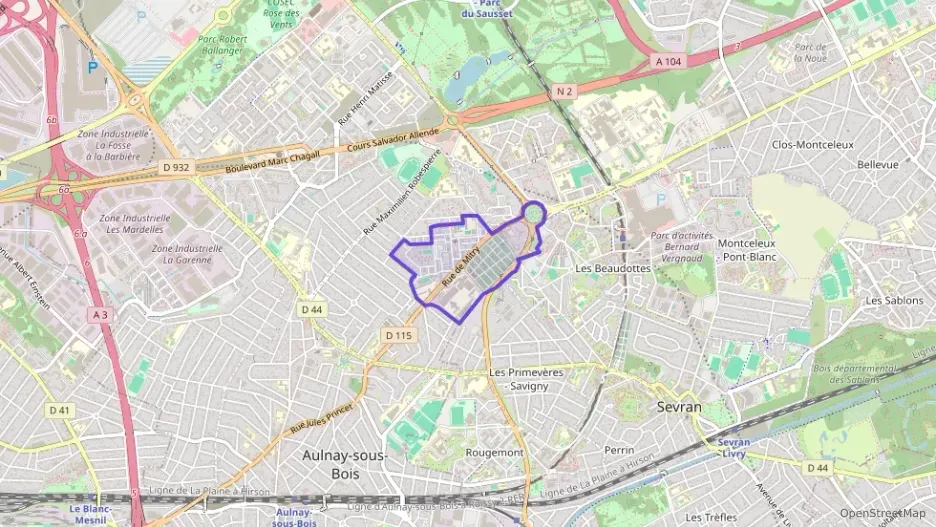 Appartement 76 m² cinq pièces à vendre à Aulnay-sous-Bois