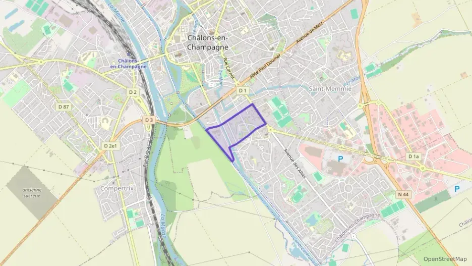 Appartement 102 m² quatre pièces à vendre à Châlons-en-Champagne Appartement 102 m² quatre pièces à vendre à Châlons-en-Champagne