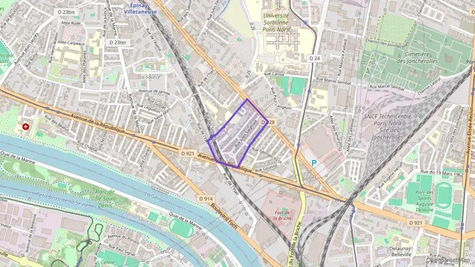 Appartement 70 m² trois pièces à vendre à Épinay-sur-Seine Appartement 70 m² trois pièces à vendre à Épinay-sur-Seine