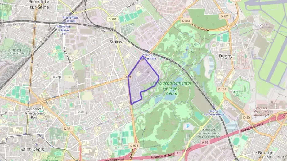 Appartement 50 m² trois pièces à vendre à Stains