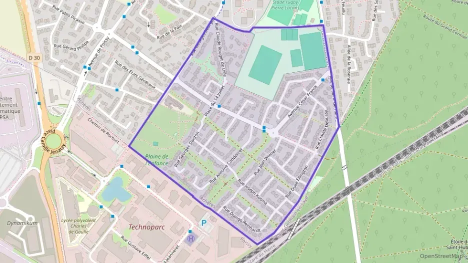 Appartement 64 m² trois pièces à vendre à Achères