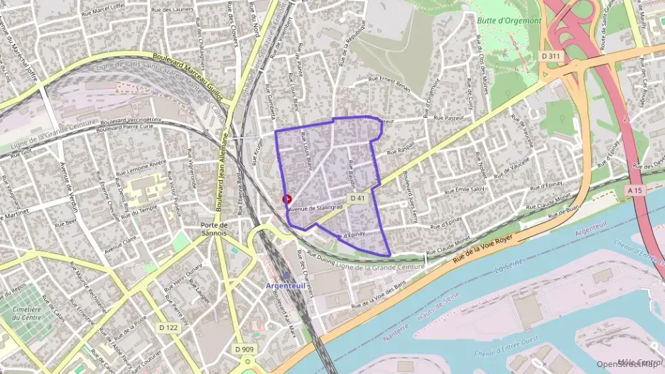 Appartement 57 m² trois pièces à vendre à Argenteuil Appartement 57 m² trois pièces à vendre à Argenteuil