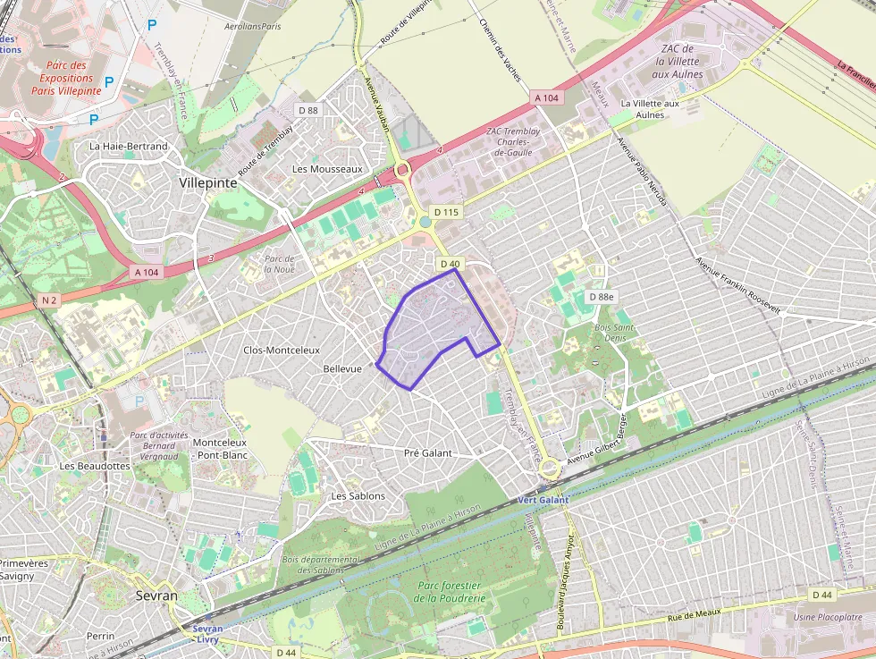 Appartement 30 m² deux pieces à vendre à Villepinte