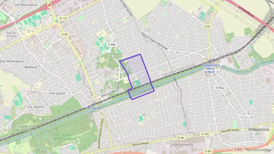 Appartement 89 m² cinq pièces à vendre à Tremblay-en-France