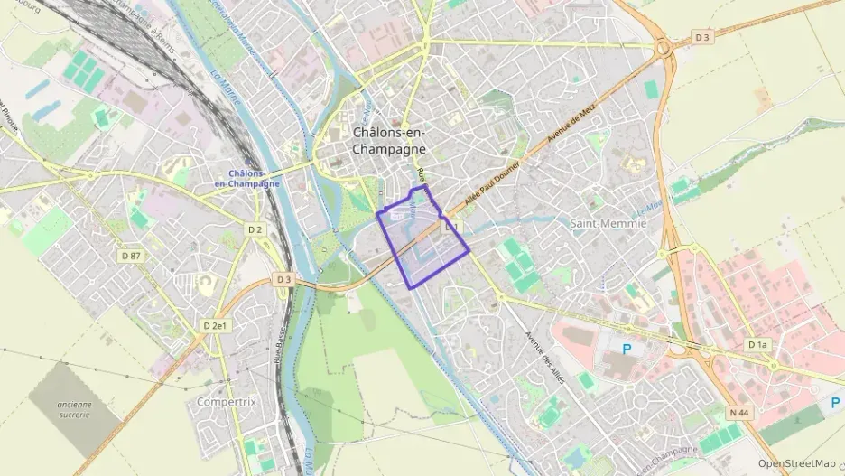Appartement 78 m² trois pièces à vendre à Châlons-en-Champagne