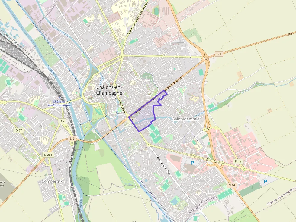 Appartement 70 m² quatre pièces à vendre à Châlons-en-Champagne