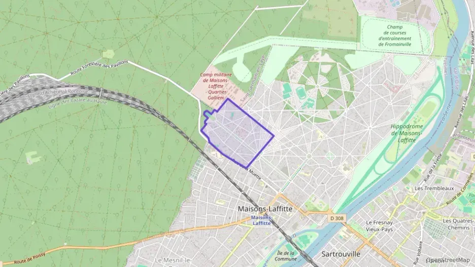 Appartement 98 m² quatre pièces à vendre à Maisons-Laffitte