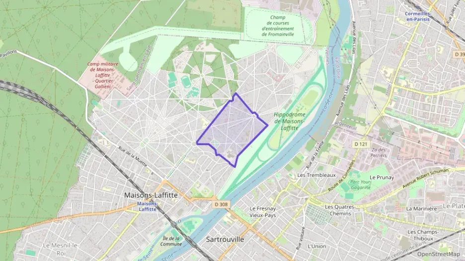 Appartement 105 m² cinq pièces à vendre à Maisons-Laffitte Appartement 105 m² cinq pièces à vendre à Maisons-Laffitte