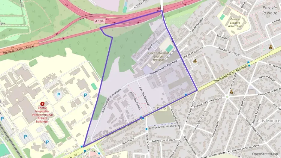 Appartement 95 m² quatre pièces à vendre à Villepinte