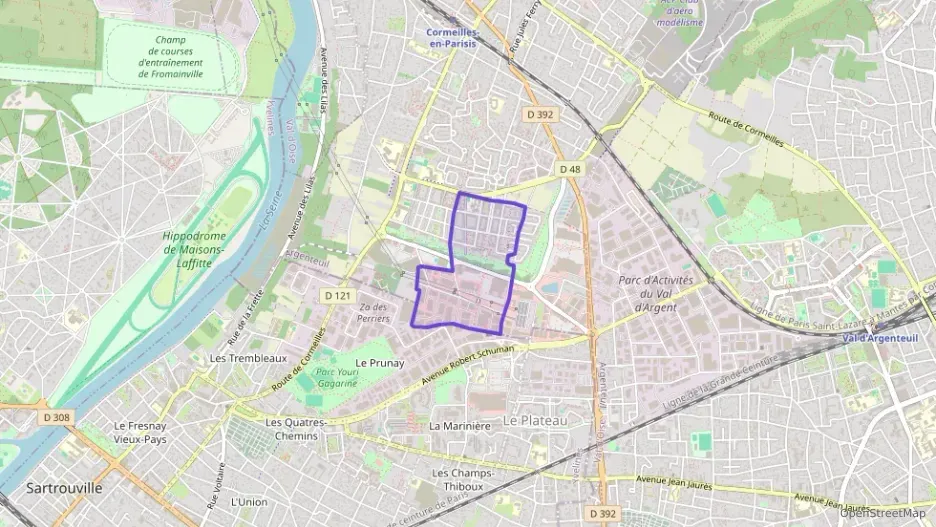 Appartement 45 m² deux pieces à vendre à Cormeilles-en-Parisis