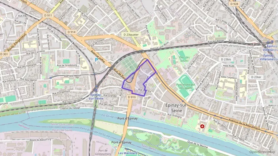 Appartement 88 m² quatre pièces à vendre à Épinay-sur-Seine