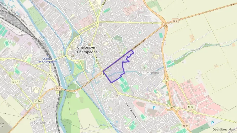 Appartement 72 m² quatre pièces à vendre à Châlons-en-Champagne Appartement 72 m² quatre pièces à vendre à Châlons-en-Champagne