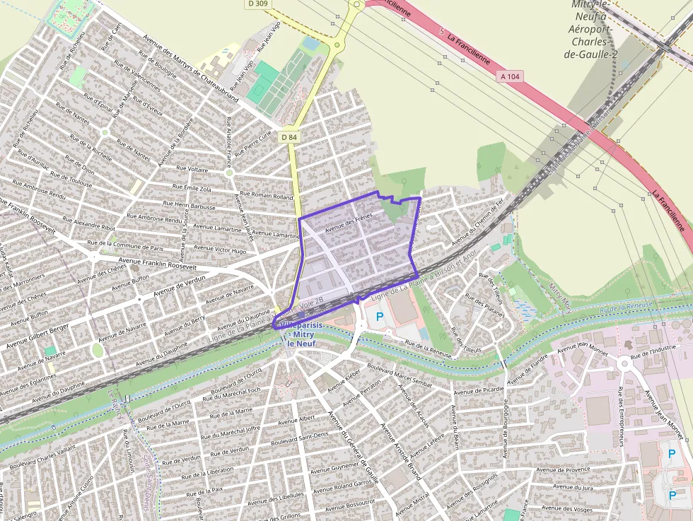 Appartement 39 m² deux pieces à vendre à Mitry-Mory