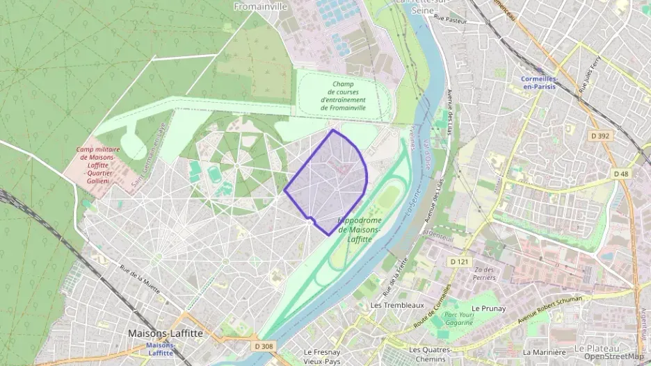 Appartement 82 m² cinq pièces à vendre à Maisons-Laffitte Appartement 82 m² cinq pièces à vendre à Maisons-Laffitte