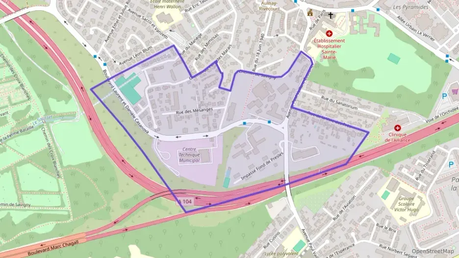 Appartement 39 m² deux pieces à vendre à Villepinte