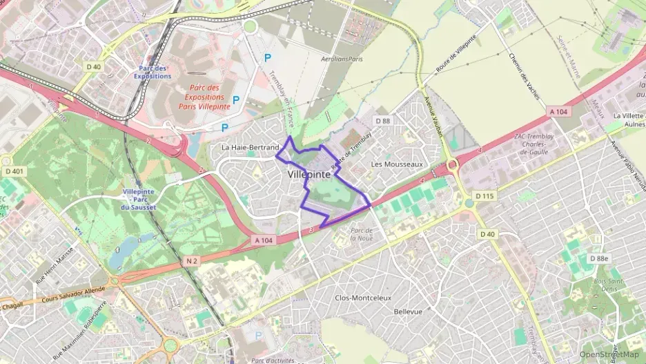 Appartement 70 m² quatre pièces à vendre à Villepinte Appartement 70 m² quatre pièces à vendre à Villepinte