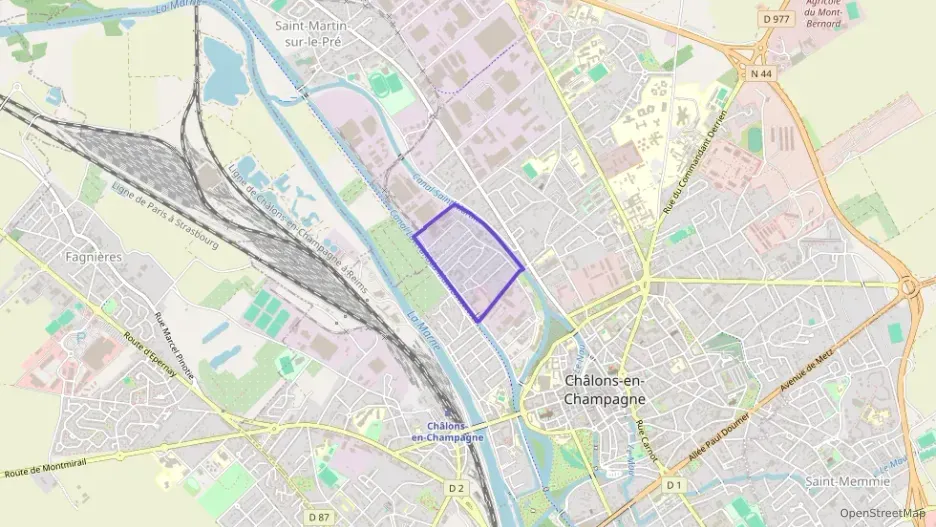 Appartement 57 m² deux pieces à vendre à Châlons-en-Champagne