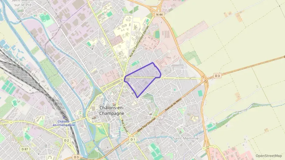 Appartement 92 m² trois pièces à vendre à Châlons-en-Champagne