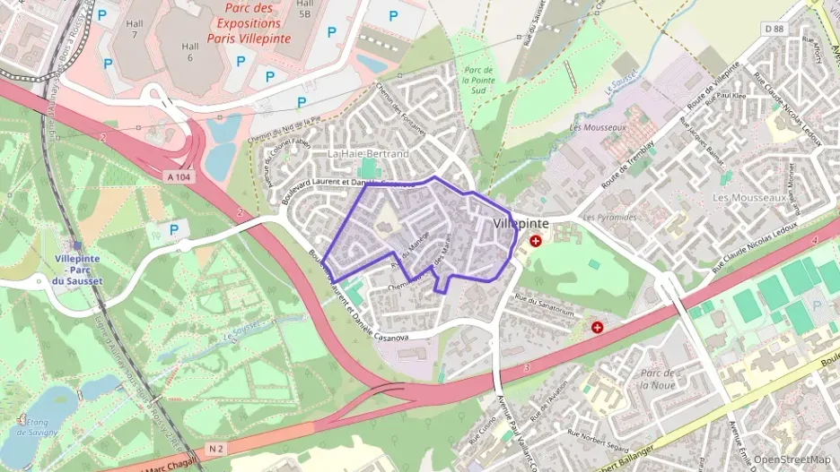 Appartement 45 m² deux pieces à vendre à Villepinte