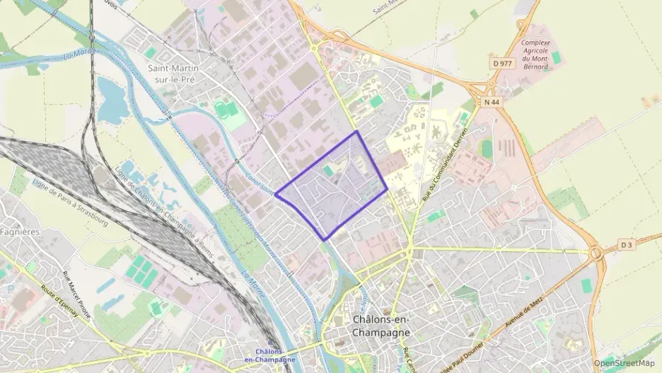 Appartement 55 m² trois pièces à vendre à Châlons-en-Champagne