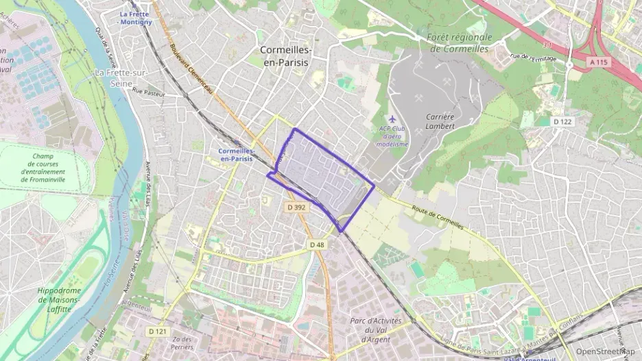 Appartement 53 m² deux pieces à vendre à Cormeilles-en-Parisis