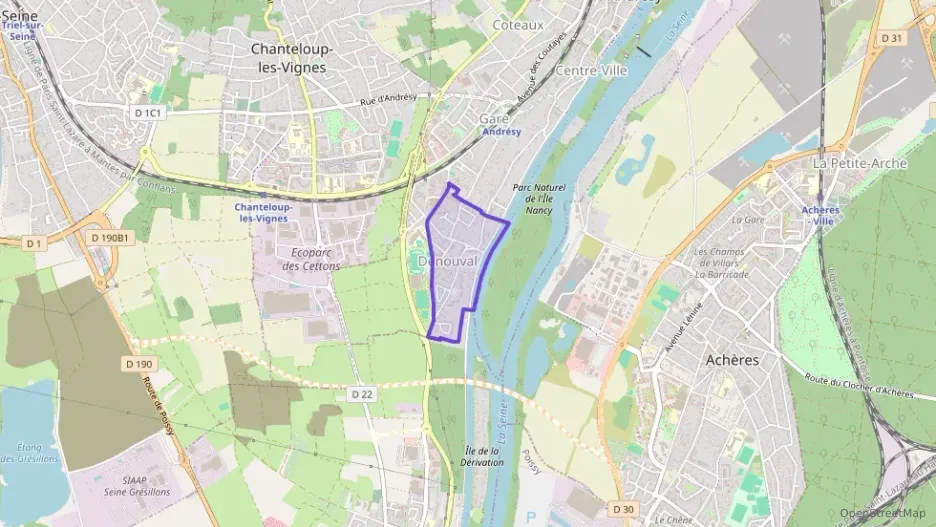 Appartement 51 m² deux pieces à vendre à Andrésy Appartement 51 m² deux pieces à vendre à Andrésy