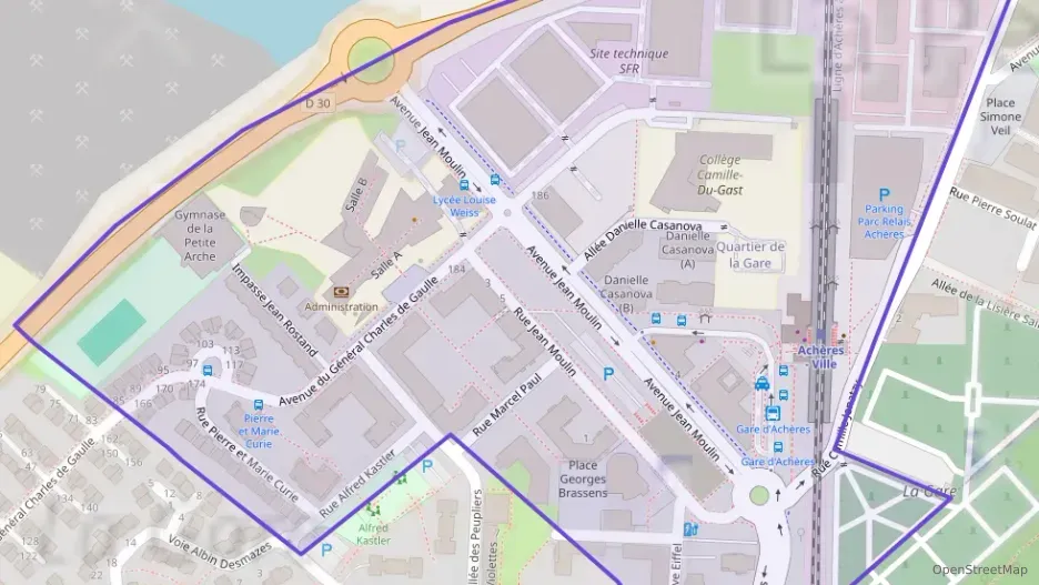 Appartement 68 m² quatre pièces à vendre à Achères