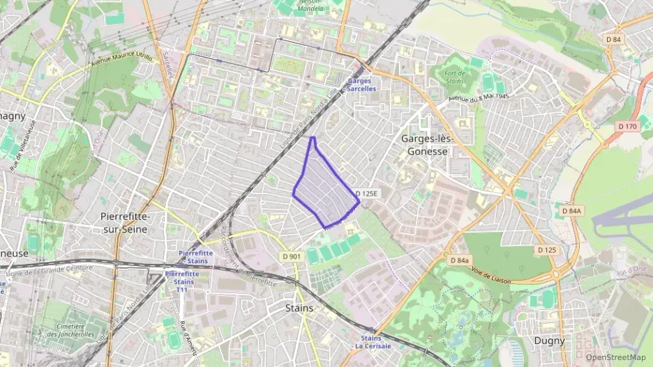 Appartement 45 m² trois pièces à vendre à Stains